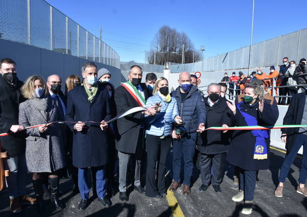 Rovellasca - Inaugurazione sottopasso Trenord