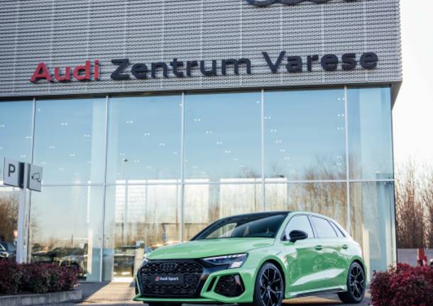 Tra passione e ricerca dell’eccellenza Audi Zentrum Varese porta a Solbiate Olona l’iconica RS3