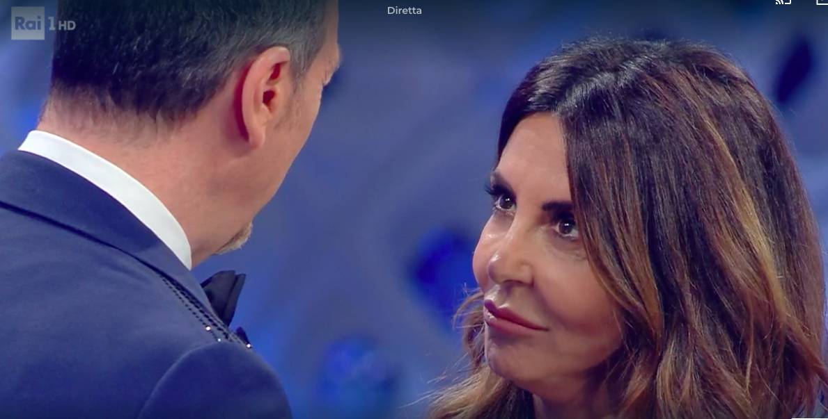 Sabrina Ferilli al festival di Sanremo 2022