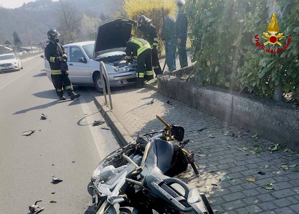 Bisuschio - Due incidenti stradali