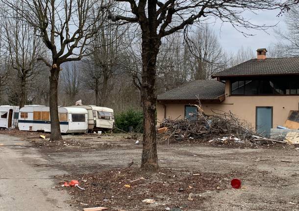 Camping azzate, situazione a marzo 2022