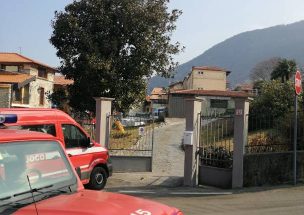 L\'intervento di soccorso a Orino