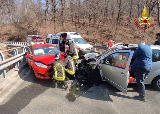Schianto a Castello Cabiaglio domenica 20 marzo