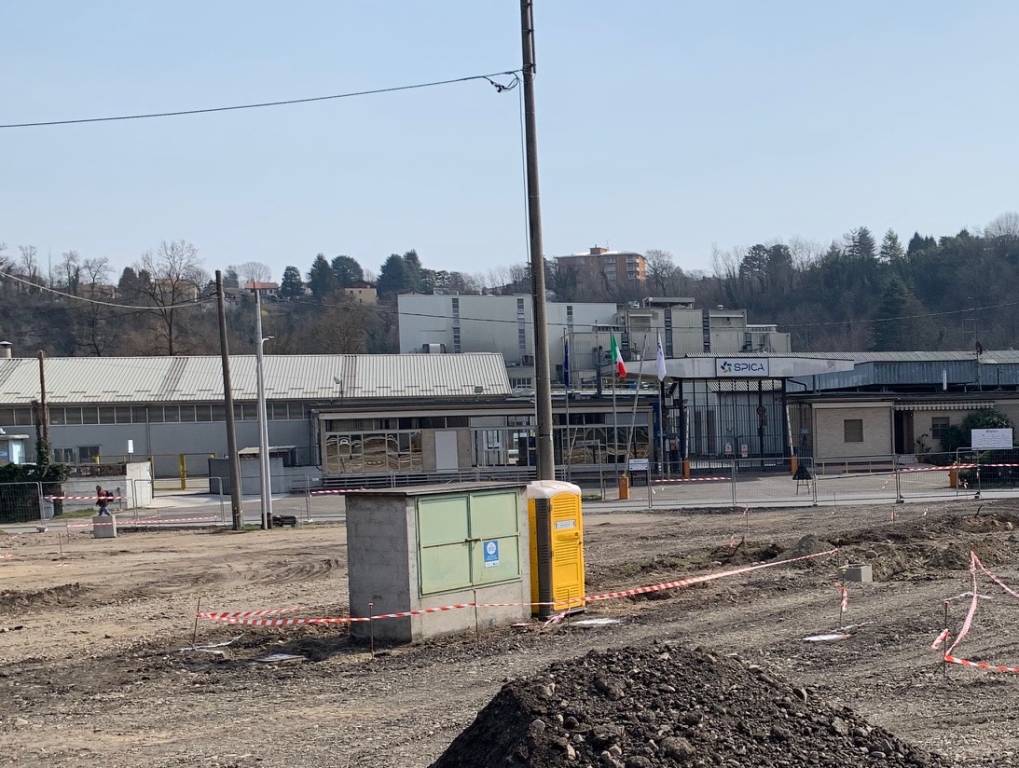 Castiglione Olona - Lavori al parcheggio area Mazzucchelli