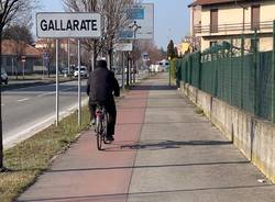 ciclabile via Schuster Gallarate 