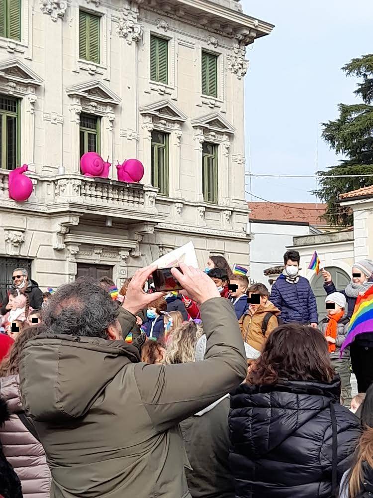 Corteo per la pace a Gallarate 
