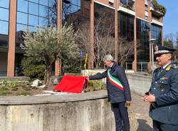 Deposizione di ulivo in piazza a Varese