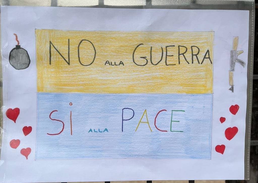 disegni di pace alla primaria morandi varese