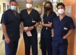 dottor Zaffaroni ed equipe del centro di sclerosi multipla