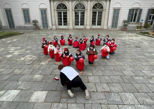 flash mob pace ucraina bambini castellanza