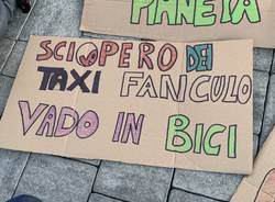 Giovani e cartelli colorati nel corteo di Fridays for Future a Varese