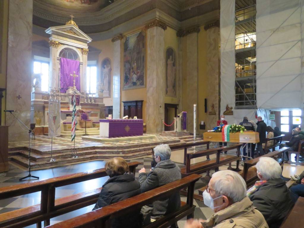 I funerali di Luciano Fontana a Nerviano