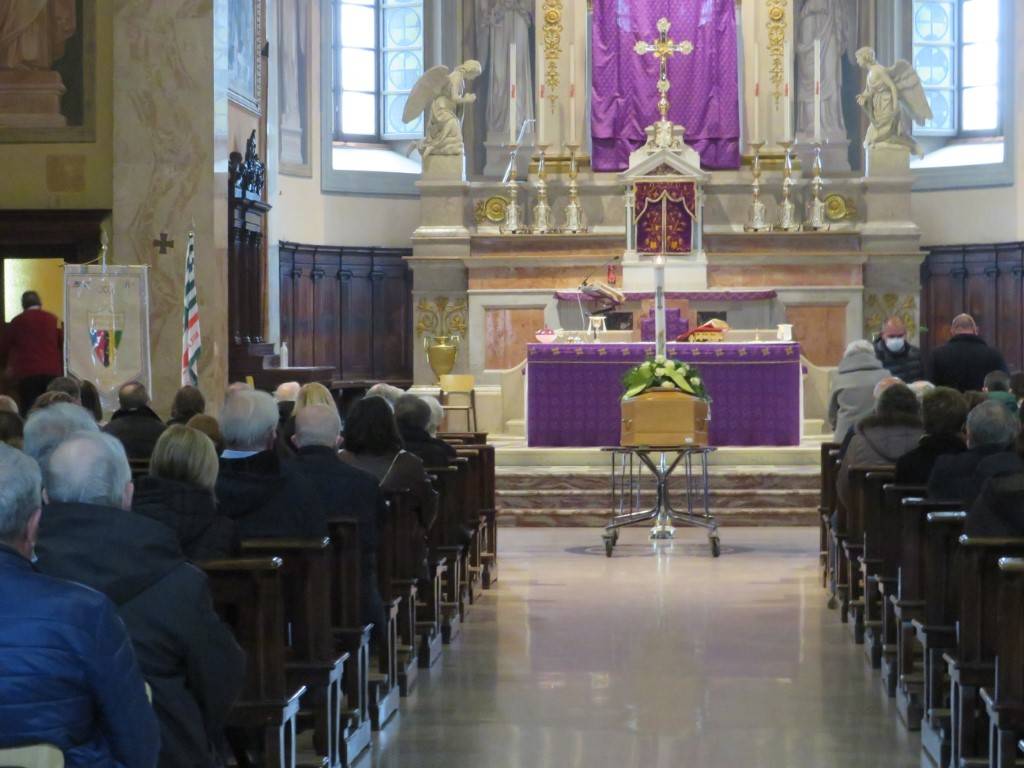 I funerali di Luciano Fontana a Nerviano