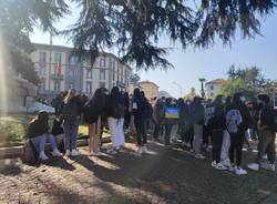 I giovani dell'ISIS e del Liceo Sereni di Luino in marcia