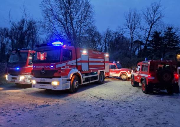 Turbigo, a fuoco 6mila metri quadri di bosco