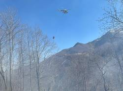 incendio bosco centovalli