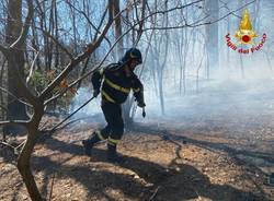 incendio poggio luvinate