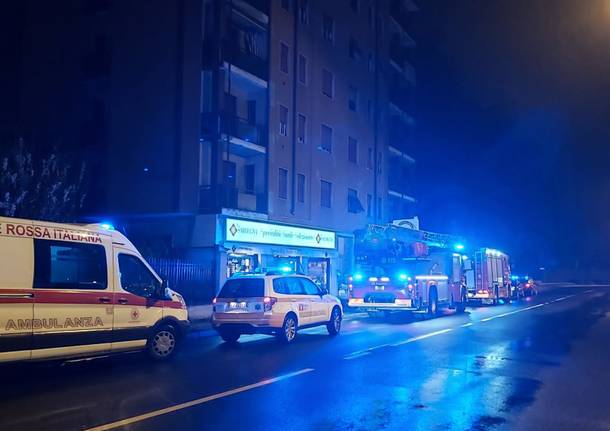 Incendio San Vittore olona 