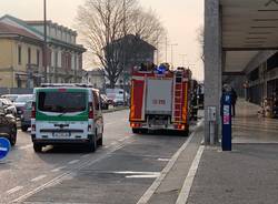 Incendio viale Milano Gallarate 