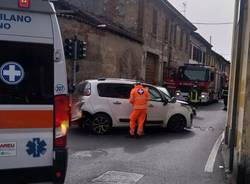 Incidente in via San Clemente a Cerro Maggiore 