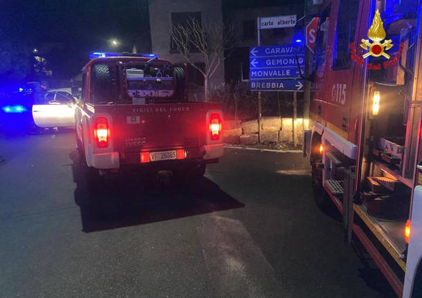 Incidente automobilistico a Sangiano