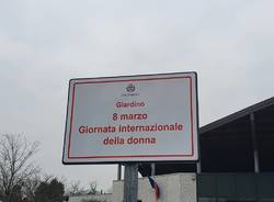 Intitolazione giardino "8 Marzo - Giornata Internazionale della Donna" a Legnano