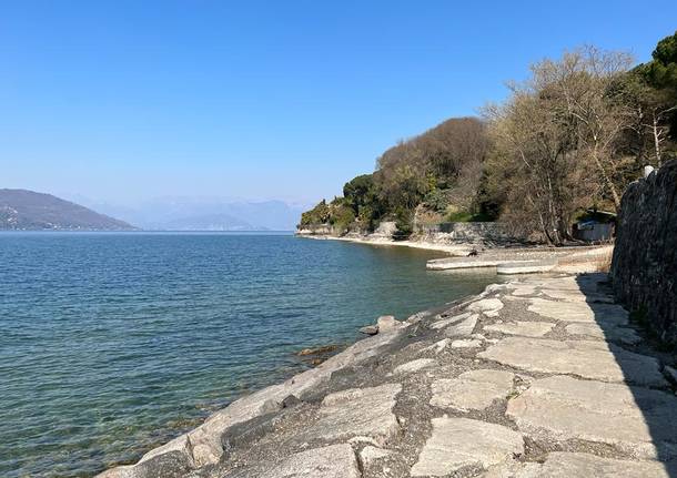 La passeggiata dell'amore di Ispra sul Lago Maggiore 