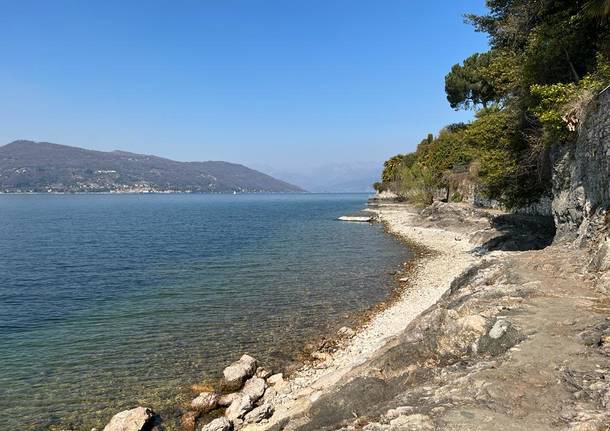 La passeggiata dell'amore di Ispra sul Lago Maggiore 