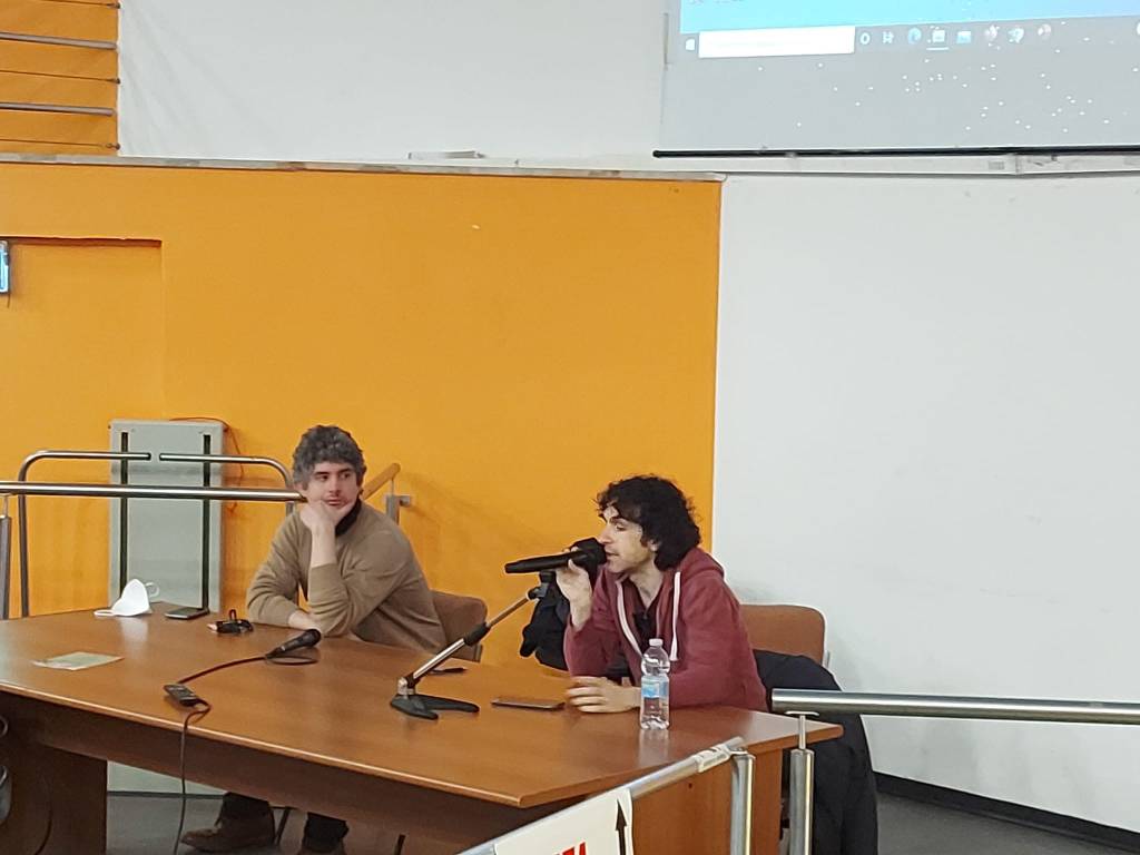 Lo scrittore Marco Balzano in visita all'Istituto Tecnico “Gino Zappa” di Saronno