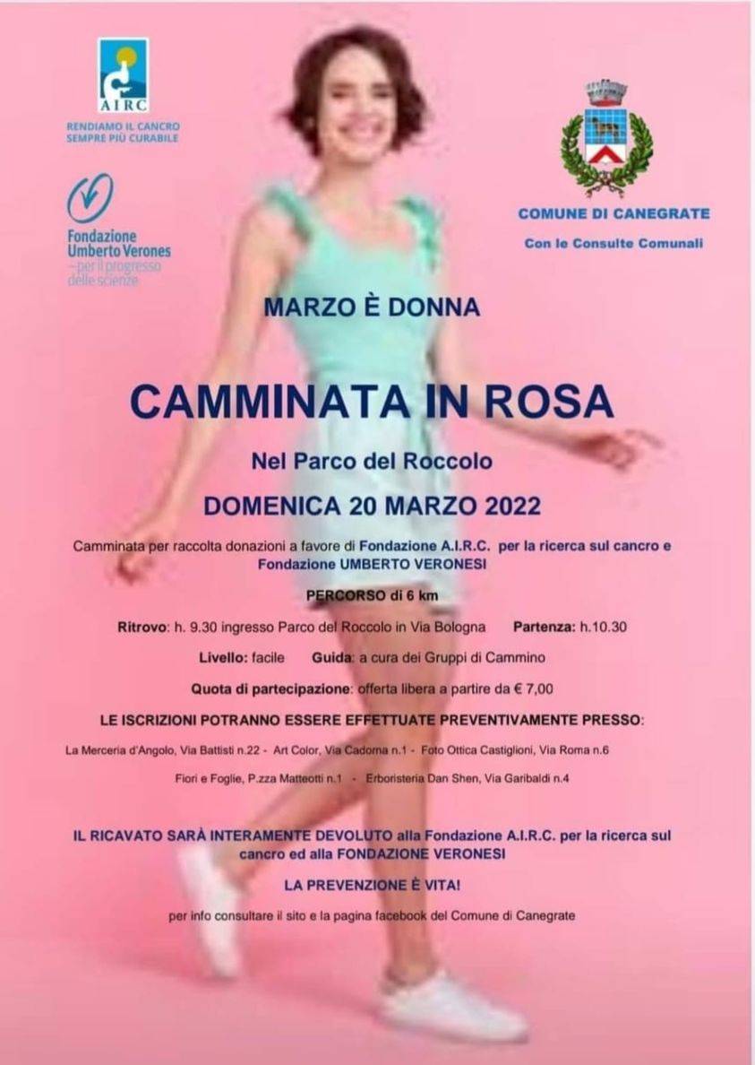 Camminata in Rosa - Rassegna Marzo in Rosa di Canegrate