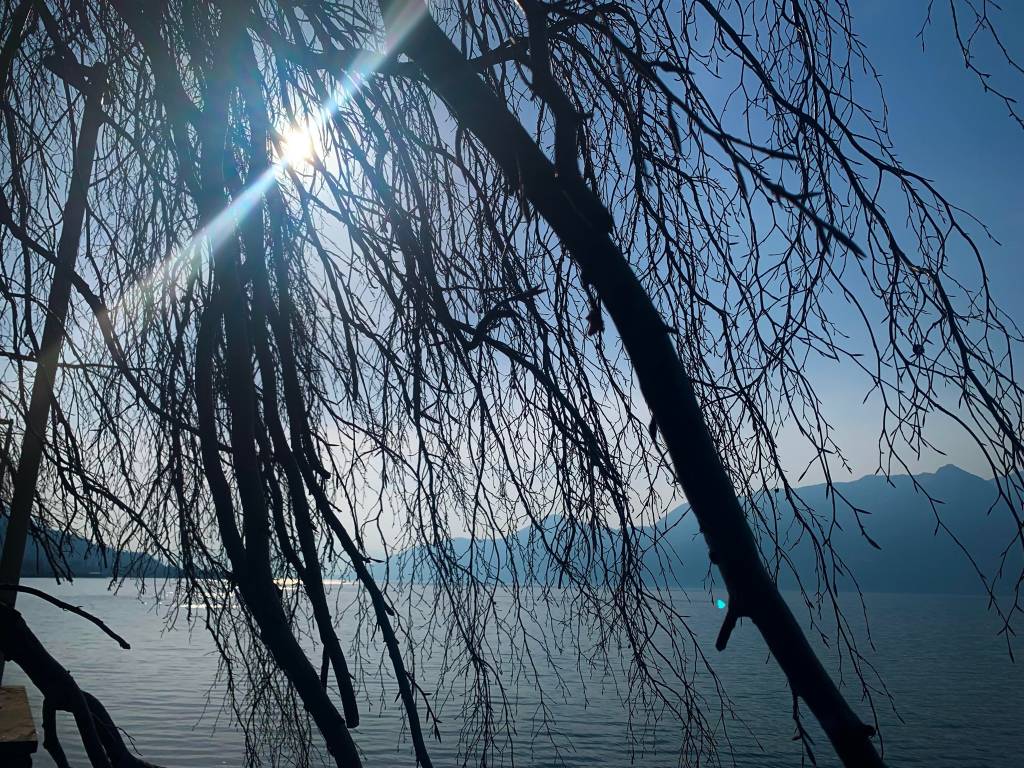 Panorama dal lungolago di Luino