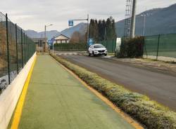 Porto Ceresio - La nuova pista ciclopedonale da Porto Ceresio a Besano