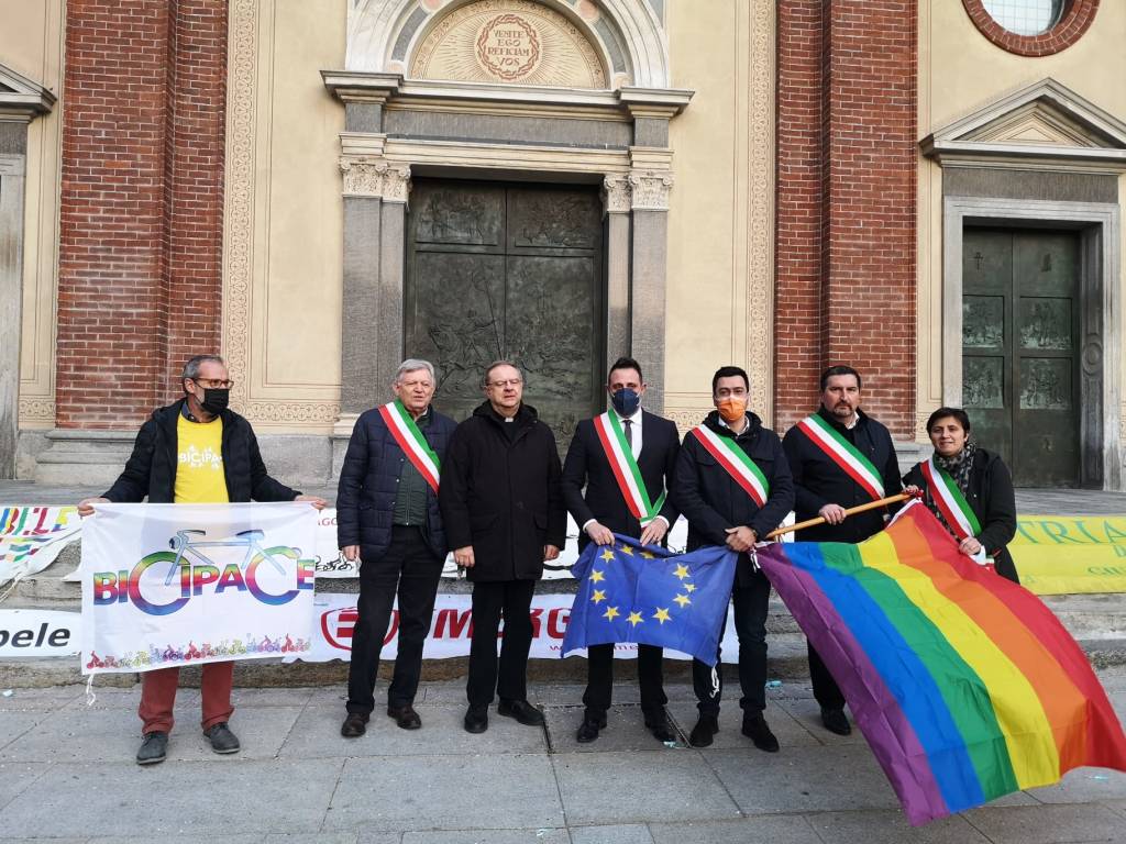 Presidio per la pace in Ucraina a Legnano