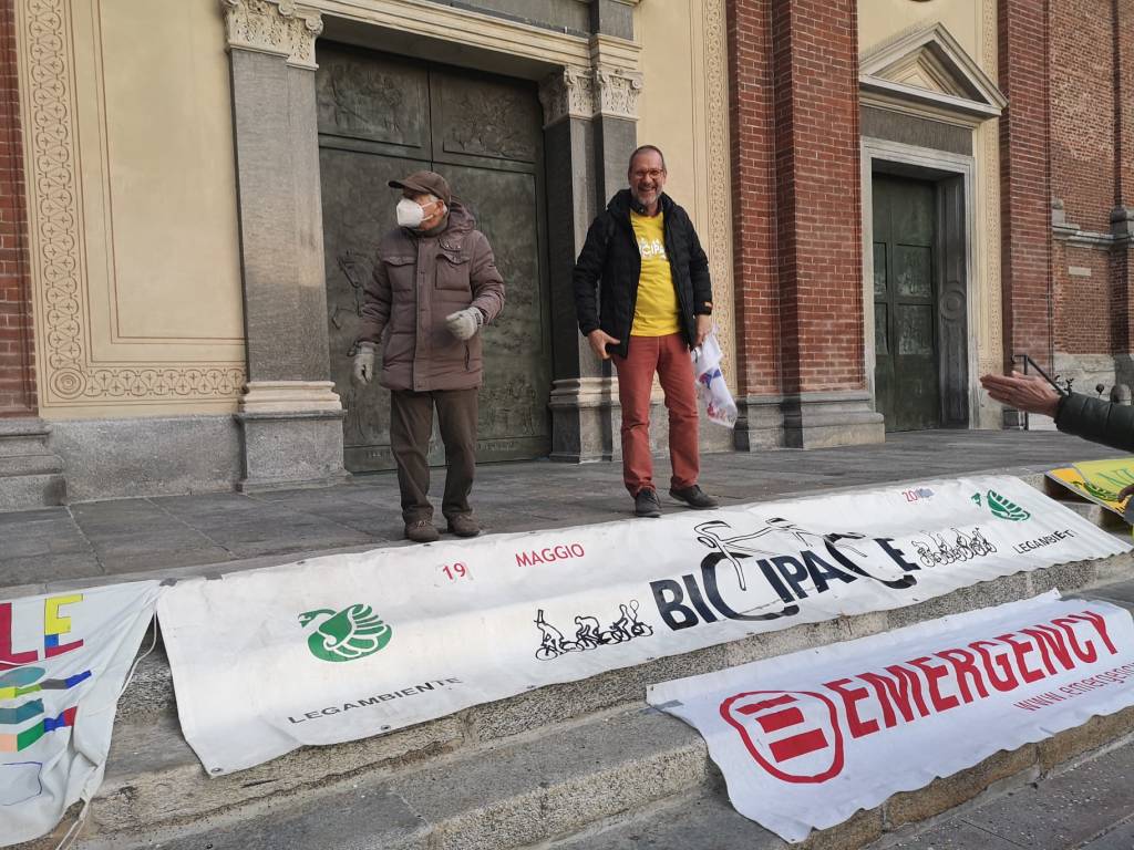 Presidio per la pace in Ucraina a Legnano