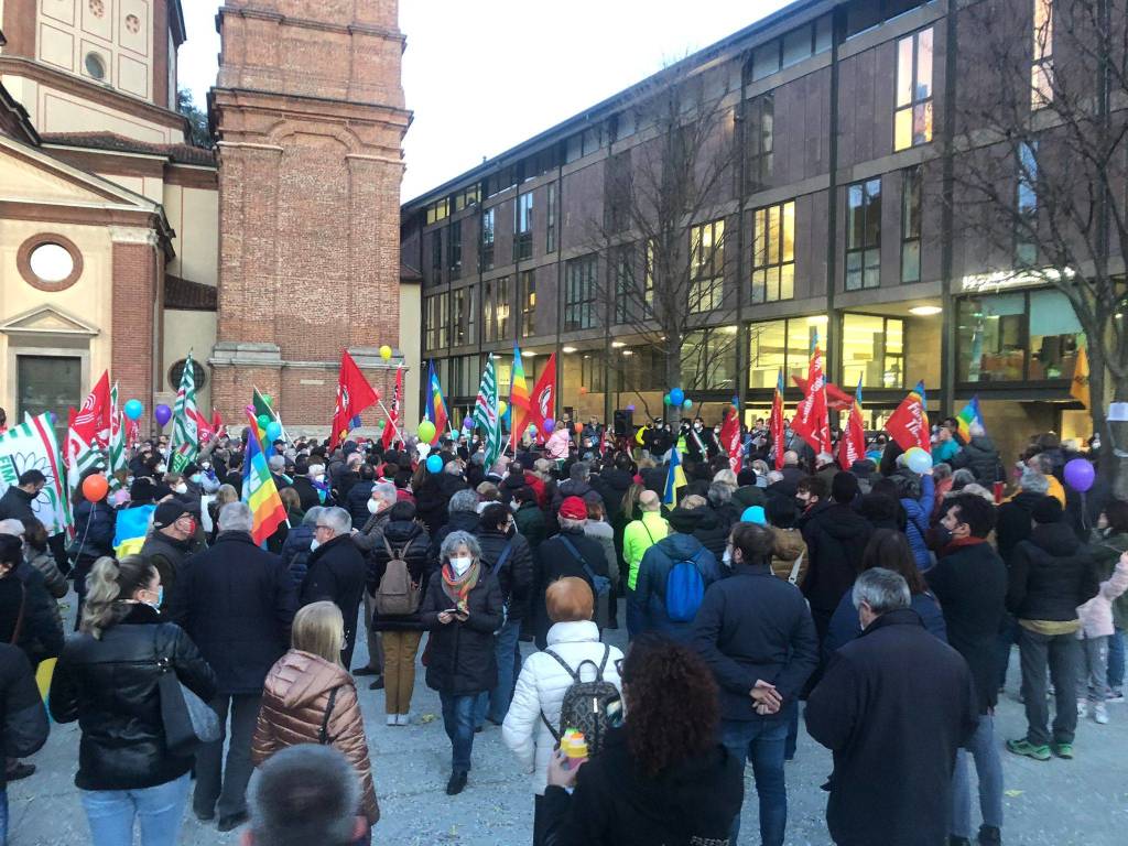 Presidio per la pace in Ucraina a Legnano