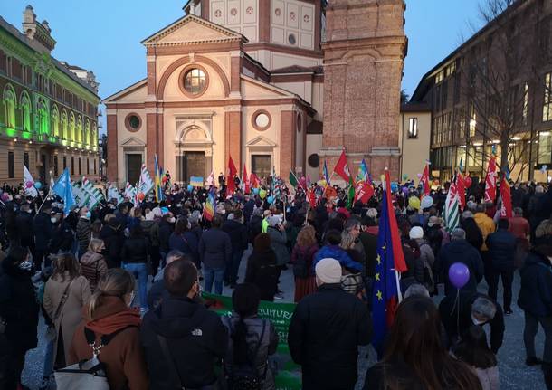 Presidio per la pace in Ucraina a Legnano