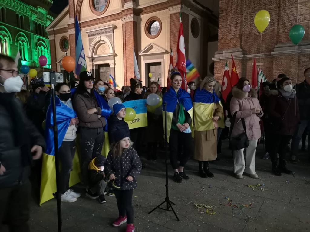 Presidio per la pace in Ucraina a Legnano