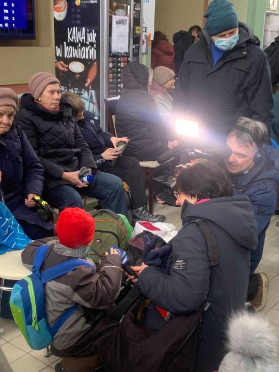 przemysl convoglio solidale profughi ucraina polonia
