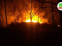 Rogo nel Parco delle Groane alle porte di Saronno