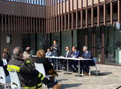 Taglio del nastro per il nuovo impianto per la produzione di biometano a Legnano