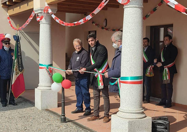 Taglio del nastro per la Cascina Pagana a Rescaldina