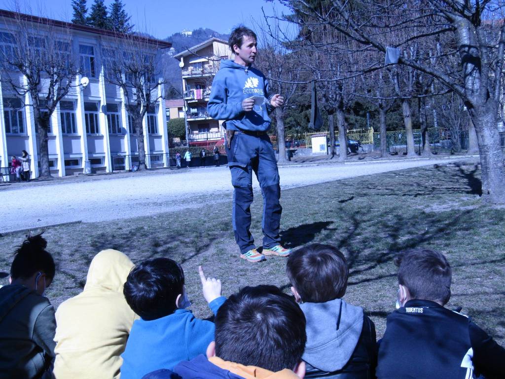 Trail running alla primaria Galilei