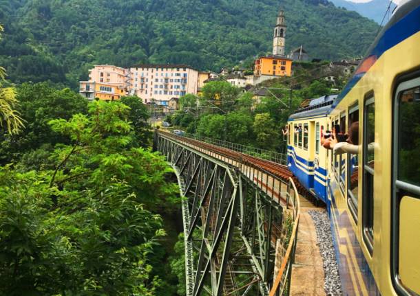 treno storico Centovalli locarno camedo