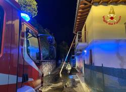 Incendio a Montegrino Valtravaglia