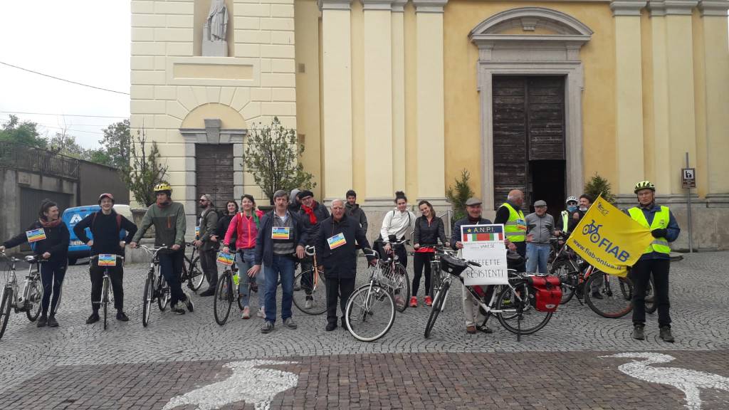 La partenza delle \"Staffette resistenti\"