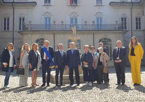 L\'ambasciatore dello Stato di Israele in visita a Villa Recalcati