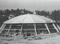 Costruzione palasport palazzetto Masnago Lino oldrini 