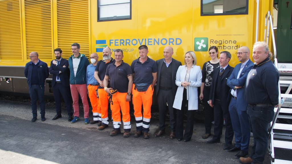 Ferrovie Nord presenta a Saronno il nuovo carrello diagnostico