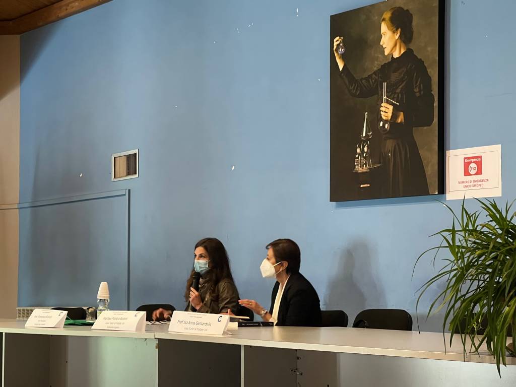 Francesca Brianza al Liceo Curie di Tradate