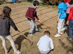 I bambini coltivano orto e mirtilli a capolago